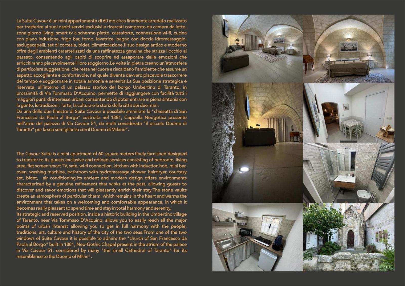 Suite Cavour Luxury Home Taranto Eksteriør billede